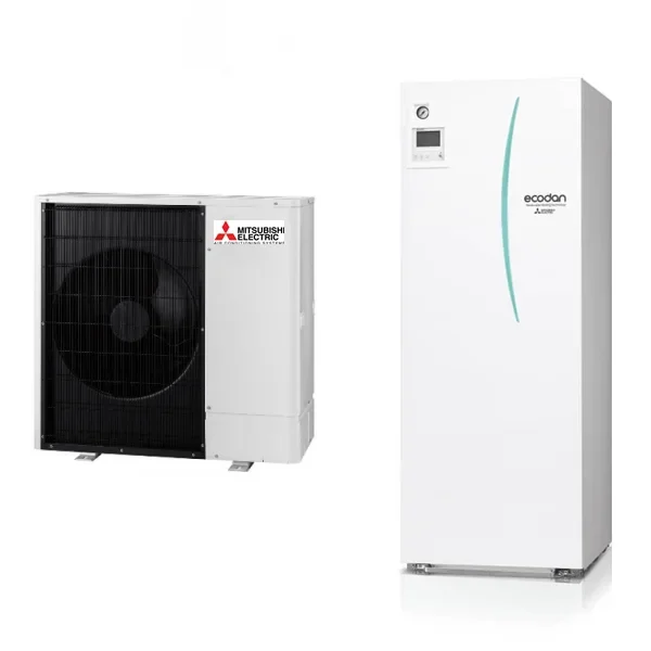 Heat pump Mitsubishi Electric Ecodan Power Inverter Hydrotank Reversible ERST30D-VM2 (E) D+PUD-SWM100YAA 10 kW