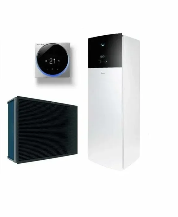 Air-to-water heat pump Daikin Altherma 3 H MT F ETVH12S23E6V+EPRA08EV3 Hydrotank White R32 -28 degrees Celsius